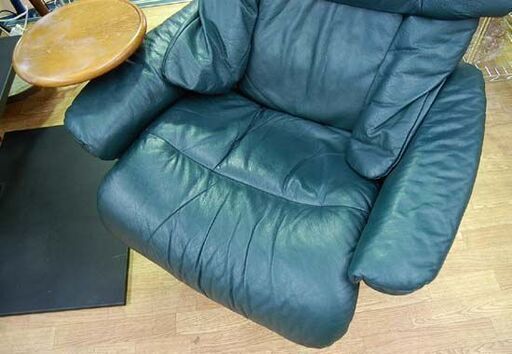 エコーネス ストレスレスチェア グリーン系 リクライニング 木製テーブル テーブル付き EKORNES  札幌市 清田区 平岡