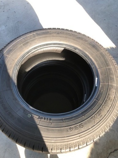 165/80R14 LT中古スタッドレスタイヤ４本セット
