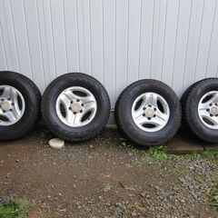 265/70 R16 ランクル用 スタッドレス 4本 純正アルミ 引取で