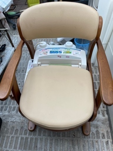 ウオッシレット付　簡易トイレ　安寿  値下げしました