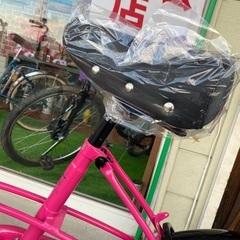 新古車　未使用　20インチ　ピンク　シマノ6段変速の画像