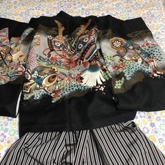 七五三　５歳男の子　着物セットの画像