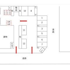 ～仲介手数料0円！●バイク月極駐車場●守口市大久保町●グレイス大...