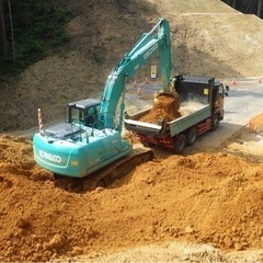 急募‼️ 横須賀市田浦町、バックホーオペ、不整地運搬者オペ