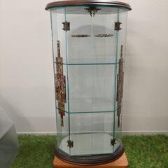 ☆中古品 ガラスショーケース 3段 コレクションケース ガラスケース
