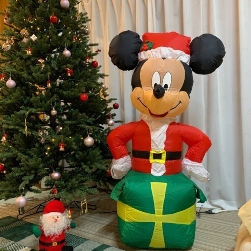 クリスマスミッキー　エアーバルーン