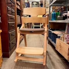 【売約済み】　姿勢を守る子ども椅子　豊橋木工　トヨモク　upri...