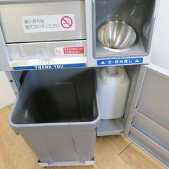 業務用 ダストボックス 分別用 幅65cm 店舗 (KD08)の画像