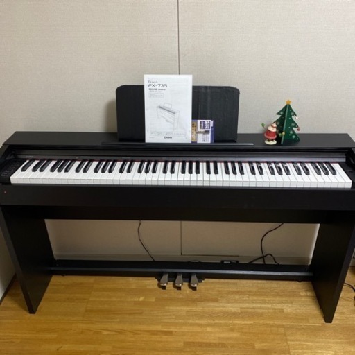 【格安！】CASIO 電子ピアノ　Privia プリヴィア　PX-735BK