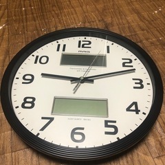 MAG 掛け時計/温度・湿度表示/月日・曜日表示