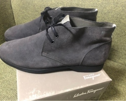 【値下げ！】Salvatore Ferragamo スエード　men'sブーツ