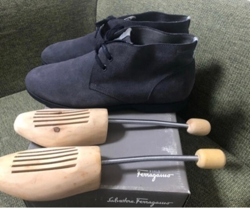 【値下げ！】Salvatore Ferragamo スエード　men'sブーツ