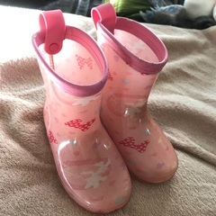 無料! 長靴 14.0cm ディズニー ピンク レインシューズ