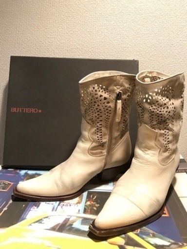 BUTTERO ブッテロ　レディースブーツ　サイズ36 1/2. 23cm