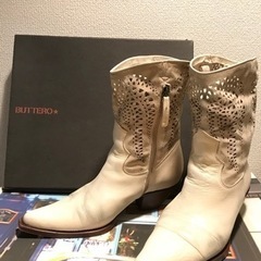 BUTTERO ブッテロ　レディースブーツ　サイズ36 1/2. 23cm