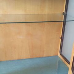 アンティーク家具　飾り棚キャビネット猫脚の画像