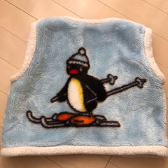 ピングー　部屋着ベスト　甚兵衛