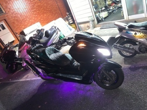 マジェスティーC  カスタム　草加市　sg03j 5連メーター　LED Bluetooth