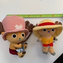 チョッパーぬいぐるみ　2点セットの画像
