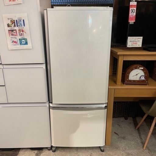 【売約済み】　三菱電機 MITSUBISHI ELECTRIC MR-D30X-W [ 冷蔵庫 Dシリーズ （298L・右開き） 2ドア パールホワイト　] 2015年製　MR-D30X 検　3ドア　シャープ　SHARP Panasonic パナソニック