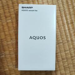 スマホ本体 SHARP AQUOS sense4 lite シルバー　完全新品の未開封品