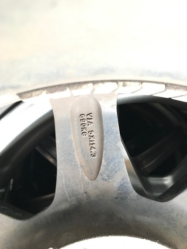 スタッドレスタイヤホイールセット2019年製　195/65 R15 15インチ　中古