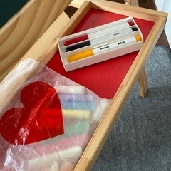 IKEA イーゼル　MALA モーラ　マグネット黒板　ホワイトボードの画像