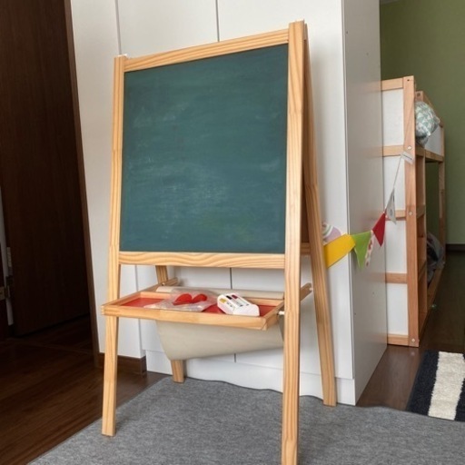 IKEA イーゼルMALA モーラマグネット黒板ホワイトボード (みさこ