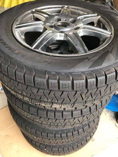 スタッドレスタイヤホイールセット2019年製　195/65 R15 15インチ　中古