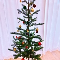 「三鷹受け渡し限定」170cmクリスマスツリー🎄オーナメント付き