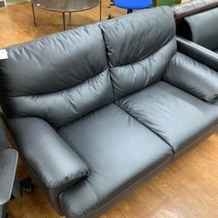 2掛けソファー ブラック