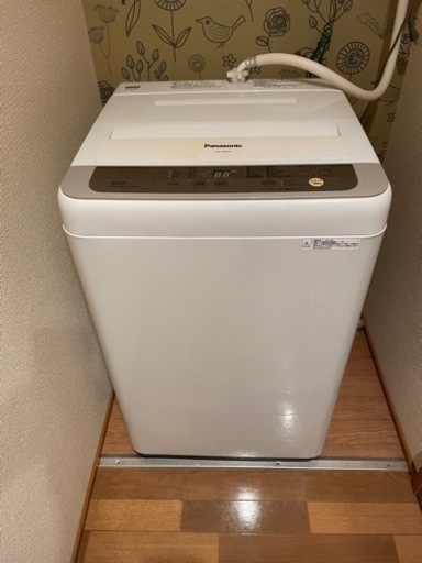 お買い上げ確定　洗濯機　パナソニック　お買い上げ確認