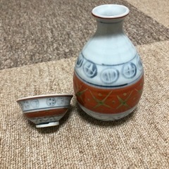 肥前焼　お猪口&徳利セットの画像