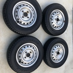 軽トラ　タイヤ、ホイールの画像