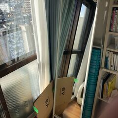 IKEAの姿見（スタンドミラー）　KNAPPER（クナッペル）　中古の画像