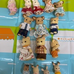 小学校受験　観覧車　シルバニアファミリー人形と小物　地図の画像
