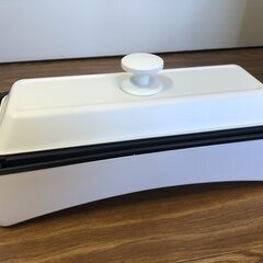 ヤマゼン 2Way スリムたこ焼き器 YOF-W012E ホワイトの画像