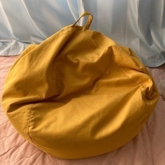 【価格値下げ】ビーズクッションの画像