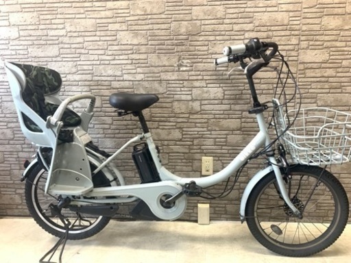 感謝祭SALE 東京23区配達無料　新基準 ブリヂストン ビッケ2 Bikke2 8.7Ah リチウム 電動自転車 中古20インチ