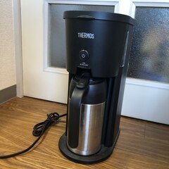 サーモス 真空断熱ポットコーヒーメーカー 0.63L ブラック ECJ-700の画像