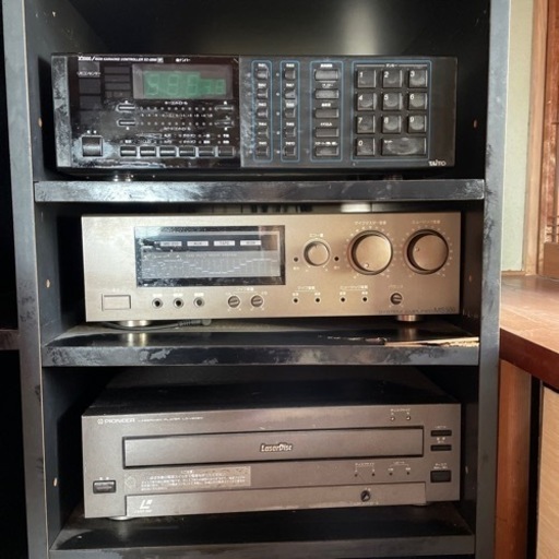至急★カラオケデッキ★アンプ★レーザーディスクプレイヤー