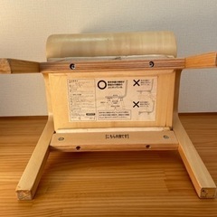 【お取引決定】木のお顔イスの画像