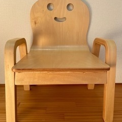 【お取引決定】木のお顔イスの画像