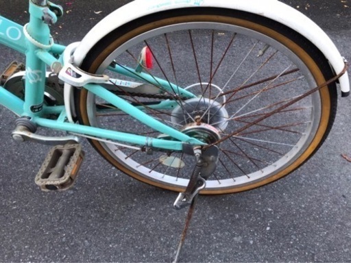 ハワイアン柄22インチ自転車