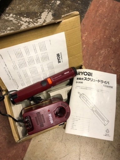 Ryobi　リョービ　充電式スクリュードライバ　D-500　工具