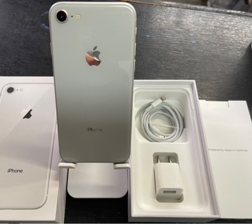 【SIMフリー】バッテリー交換済み iPhone8 128GB ホワイト