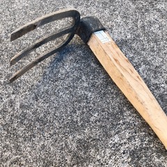 家庭菜園・園芸・畑作業　備中鍬　くわ　