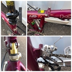 【値下げ】No.233 ★超特価★KHS F20-T2 折りたたみ車 がお買い得！ ★室内保管車　整備済み 安い 防犯登録 町田市 麻生区 神奈川の画像