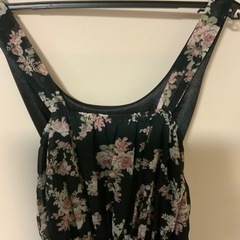 レトロガール　ワンピース　サイズM 身幅34(ゴム)、着丈74センチの画像