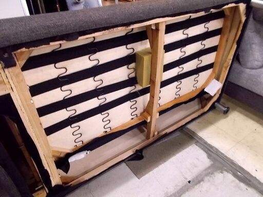 カウチソファー ソファ 長椅子 Ｌ字 グレー系 横幅 約231cm 中古札幌市東区 新道東店